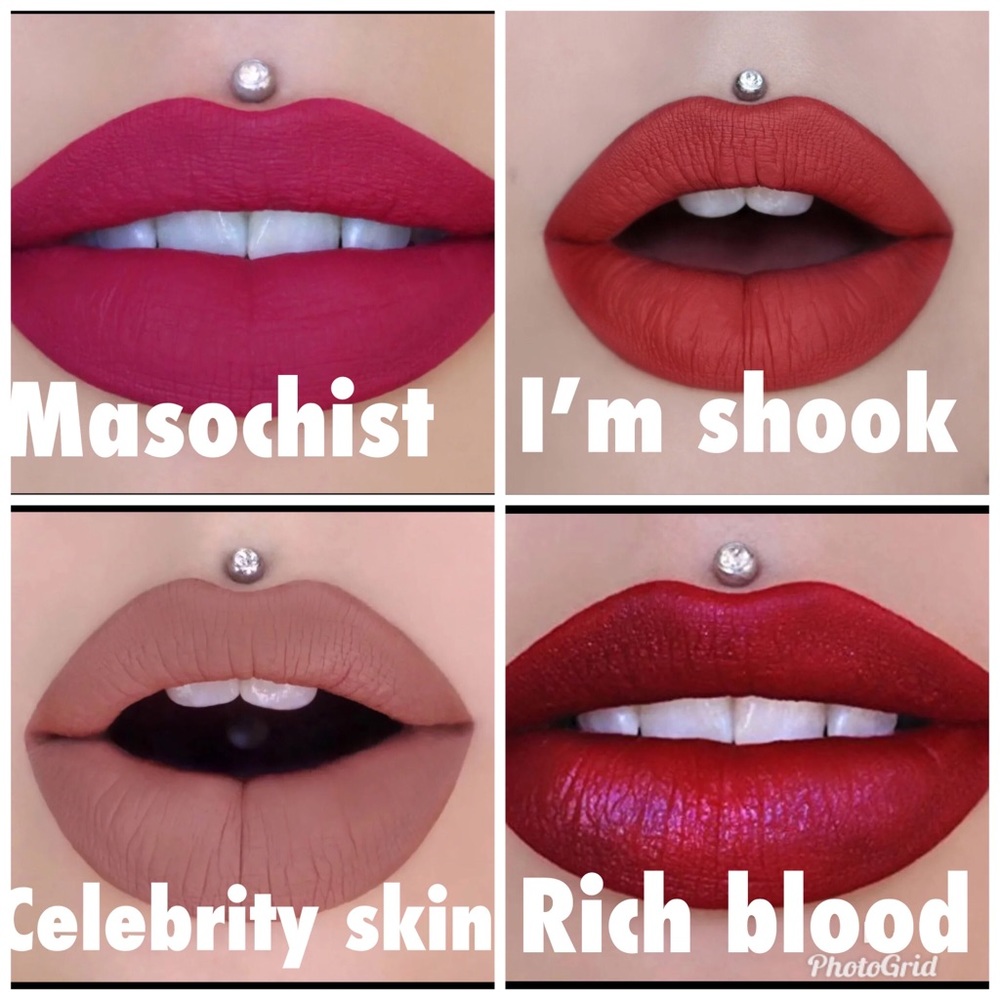 4 Jeffree Star Liquid lipsticks